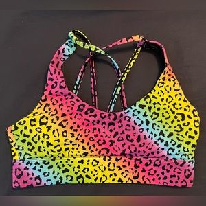 Zyia Rainbow Light n Tight Strappy Bra